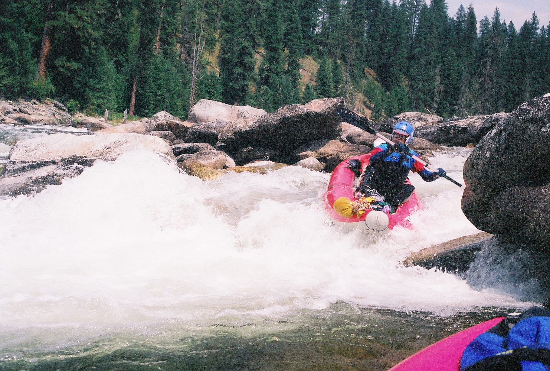 Ed Grove in Wolf Creek rapid